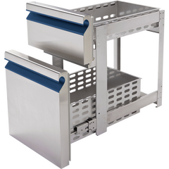 Prismafood Schubladenblock 1x 1/3 + 1x 2/3 (BxTxH): 43 x 62,5 x 68,5 cm