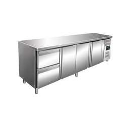 SARO Kühltisch inkl. 2er Schubladenset KYLJA 4110 TN