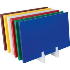 SARO Polyethylen-Schneidebrett Anti-Rutsch Füße blau