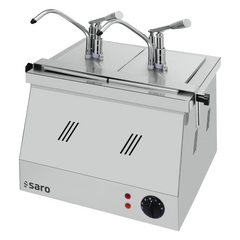 SARO Bainmarie 2X1/4 GN 200 mit Dispenser BM-0214