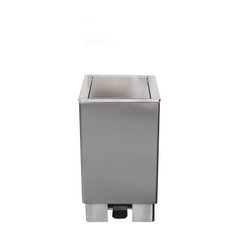 SARO Edelstahlmülleimer 60 Liter,  Apollo