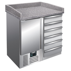 SARO Pizzatisch mit Schubladen PZ 4001