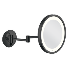 Aliseo LED City Light Kosmetikspiegel mit Doppel-Schwenkarm - Schwarz, Farbe: Schwarz, Variante: Doppel-Schwenkarm