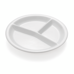 Was Germany Abteilteller Set HAMBURG SYSTEM, 3-fach Unterteilung, Ø 26 cm, Set á 3 Stück, Porzellan