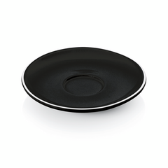 Was Germany Espresso Untertasse Set ITALIA BLACK, für 4998 009, Set á 6 Stück, Porzellan