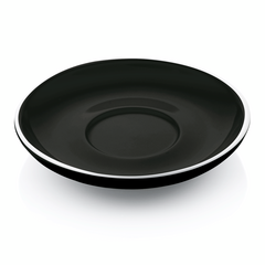 Was Germany Cappuccinountertasse Set ITALIA BLACK, für 4998 020, Set á 6 Stück, Porzellan