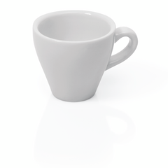 Was Germany Espresso Obertasse Set ITALIA WHITE, 90 ml, Set á 6 Stück, Porzellan