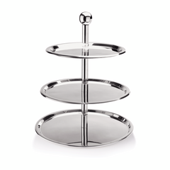 Was Germany Etagere, 3-stufig, 46 cm, Chromnickelstahl