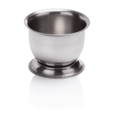 Essentials Eierbecher Set, mit Loch, 4 cm, Set á 6 Stück, Chromnickelstahl