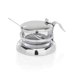 Was Germany Parmesan/Marmeladen Menage, Ø 9 cm, Edelstahl, Glas