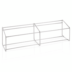 Was Germany GN Behälterhalter 1/3, 68,5 x 17,5 cm, Für GN 1/3, 1/6 und 1/9, Chromnickelstahl