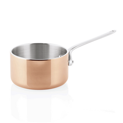 Was Germany Mini Servierkasserolle MINI COPPER 3PLY, Ø 8 cm, 230 ml, Kupfer, Aluminium, Edelstahl