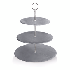 Was Germany Etagere SLATE LINE, 3-stufig, Höhe 34 cm, Naturschiefer