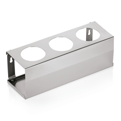 Was Germany Quetschflaschenhalter für 3 Flaschen, 32,5 x 11 x 12 cm, Chromnickelstahl