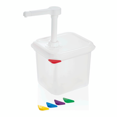 Was Germany GN Saucenspender 1/6, 2,6 ltr., Höhe 150mm, Polypropylen