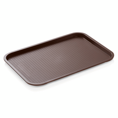 Was Germany Tablett FAST FOOD, 45,5 x 35,5 x 2 cm, braun, Polypropylen