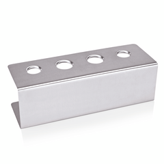 Was Germany Eiswaffelständer, mit 4 Löchern, 27 x 9,5 x 8,2 cm, Chromnickelstahl