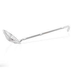 Was Germany Frittierlöffel mit Hakenstiel, Ø 20 cm, 46 cm, Chromnickelstahl