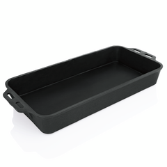Was Germany Bräter mit 2 angegossenen Seitengriffen, 71 x 34,5 x 9,5 cm, Gusseisen
