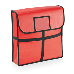Was Germany Isoliertasche für 2 Pizzen, 46 x 46 x 11 cm, rot, Kunststoff, Aluminium
