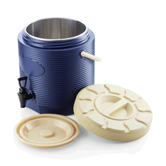 Essentials Thermogetränkebehälter, 12 ltr., blau, Ø 30 cm, Kunststoff