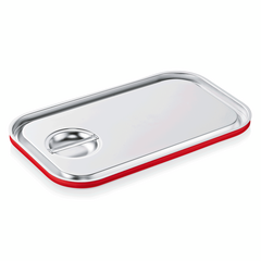 Was Germany GN Transportdeckel GN CORE 1/2, Silikondichtung, Chromnickelstahl