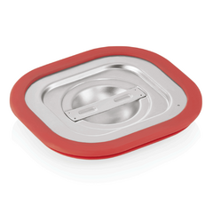 Was Germany GN Transportdeckel GN CORE 1/6, Silikondichtung, Chromnickelstahl