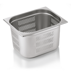 Was Germany GN Behälter GN CORE 1/2-200 mm, Seiten- & Bodenlochung, Chromnickelstahl