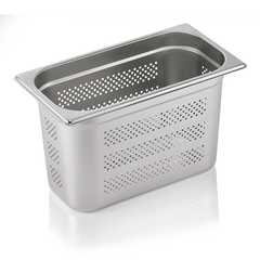 Was Germany GN Behälter GN CORE 1/3-200 mm, Seiten- & Bodenlochung, Chromnickelstahl