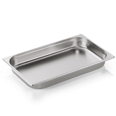 Essentials GN Behälter Set GN 1/1-065 mm, Set á 6 Stück, Chromnickelstahl