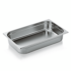 Essentials GN Behälter Set GN 1/1-100 mm, Set á 6 Stück, Chromnickelstahl