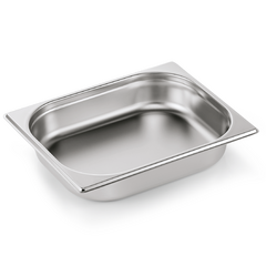 Essentials GN Behälter Set GN 1/2-065 mm, Set á 6 Stück, Chromnickelstahl