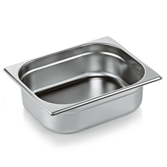 Essentials GN Behälter Set GN 1/2-100 mm, Set á 6 Stück, Chromnickelstahl