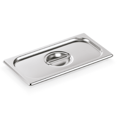 Essentials GN Deckel Set GN 1/3, Set á 6 Stück, Chromnickelstahl