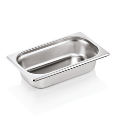 Essentials GN Behälter Set GN 1/4-065 mm, Set á 6 Stück, Chromnickelstahl