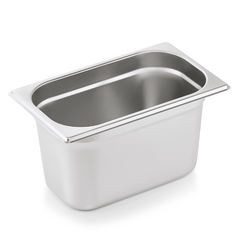 Essentials GN Behälter Set GN 1/4-150 mm, Set á 6 Stück, Chromnickelstahl