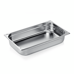 Was Germany GN Behälter GN CORE 1/1-100 mm, mit U-Ecken, Chromnickelstahl