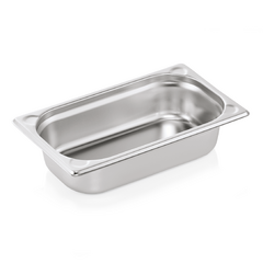 Was Germany GN Behälter GN CORE 1/4-065 mm, mit U-Ecken, Chromnickelstahl