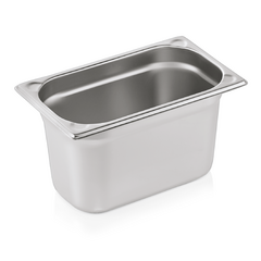 Was Germany GN Behälter GN CORE 1/4-150 mm, mit U-Ecken, Chromnickelstahl
