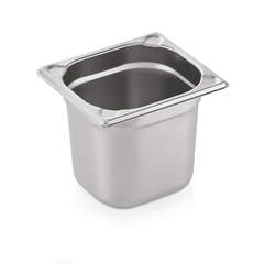 Was Germany GN Behälter GN CORE 1/6-150 mm, mit U-Ecken, Chromnickelstahl