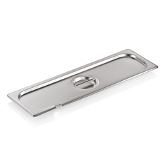 Was Germany GN Deckel GN SELECT 2/4, mit Löffelaussparung, Chromnickelstahl 18/8