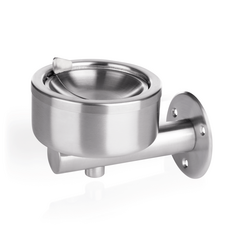 Was Germany Wandascher mit Klappmechanismus, Ø 12 cm, Chromnickelstahl