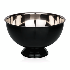 Was Germany Champagnerkühler, Ø 38 cm, Höhe 23 cm, 10 ltr., schwarz lackiert, Chromnickelstahl