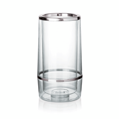 Was Germany Flaschenkühler, Ø 11,5 cm, Höhe 23 cm, transparent, doppelwandig, Kunststoff