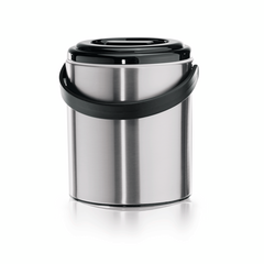 Essentials Eiseimer, mit Zange, Ø 14 cm, Höhe 17,5 cm, 1,6 ltr., Edelstahl, Kunststoff