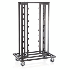 Was Germany Transportwagen für Abgrenzungspfosten bis Ø 6 cm, 120 x 80 x 193 cm, Stahl