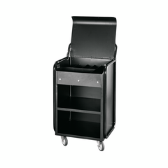 Was Germany Wäschewagen, 95 x 60 x 85 cm, beige, Chromnickelstahl, Polyesterfaserstoff