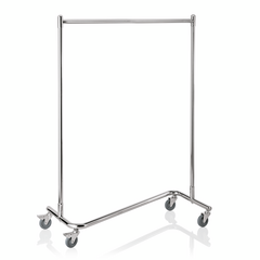 Was Germany Garderobenwagen, Z-Form, 120 x 53 x 170 cm, Chromnickelstahl