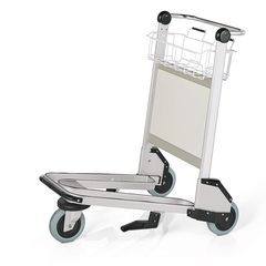 Was Germany Airport Trolley, 93 x 67 x 104 cm, Aluminium