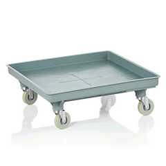 Was Germany Transportwagen, 53 x 53 x 20 cm, Polypropylen, Stahl